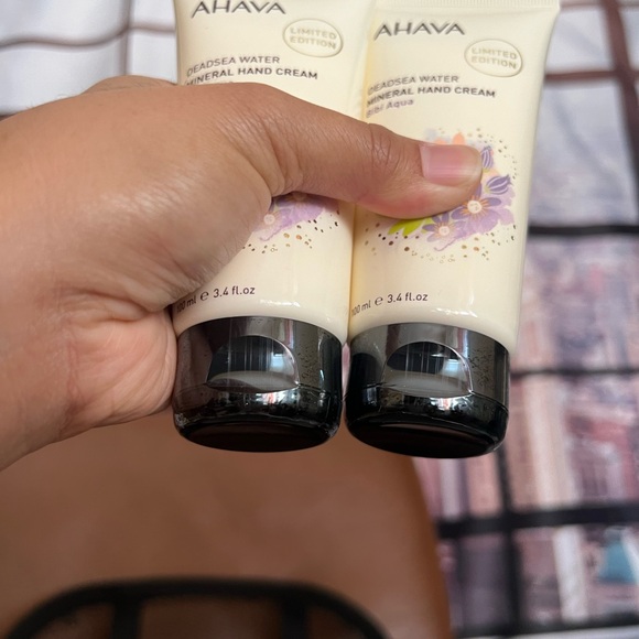 NWT 2x Ahava Limited Edition Mineral Hand Cream Bibi Aqua - Picture 5 of 9